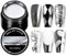 Metal Nail Polish, Silver Color Nail Polish, Mirror Nail Varnish, 7ml Quick Drying Formula High Glossy Reflective Effect Air-dry Technology for Chrome Nail Women Girls