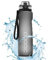 Adoric Tritan Trinkflasche 1L - BPA-frei, wiederverwendbare Wasserflasche für Uni, Sport, Arbeit, Fitness, Fahrrad, Outdoor, Job, Grau
