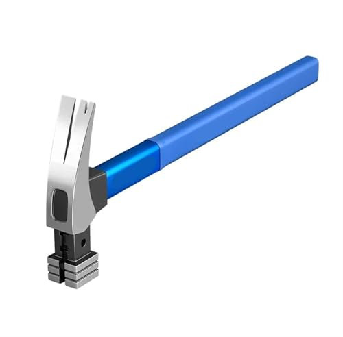 LXLAEOANG Claw Hammers Carbon Steel Claw Nail Hammer Multifunctional Hammer Household Carpentry Electrician Hardware Equipment Tools Hand Tool(10oz Square head-01)