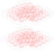 HAKIDZEL 2stücke Kühlende Gel-lippenpads Zur Erholung Dicke Lippenförmige Kühlelemente Für Müde Lippen Für Sommeranwendungen Linderung Von Schwellungen