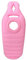 WGQR Yogamatte Für Schwangere, Bequeme, Beflockte, Aufblasbare PVC-Matratze Mit Loch, Bequemes Ganzkörperkissen, Schwangerschaftskissen Zum Schlafen,Rosa