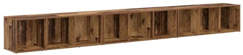vidaXL Cube Shelves - A cool way to organise your living room! These modular shelves help you save space and give your home a casual rustic look.