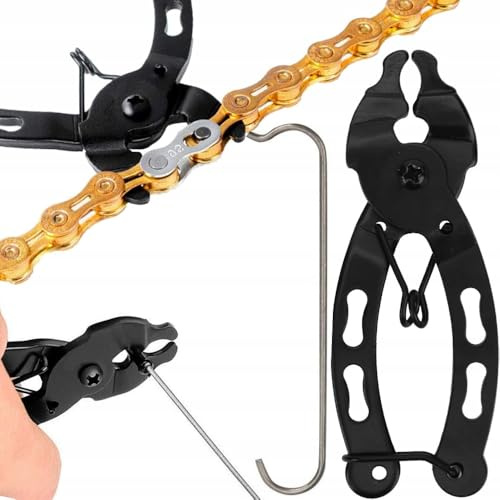 2-in-1 Kettenzange Fahrrad, Kettenglied Zangenwerkzeug Fahrradzange Mini Kettenglied Zange Kette Werkzeug Kettengliedzange für Fahrräder Rennrad MTB