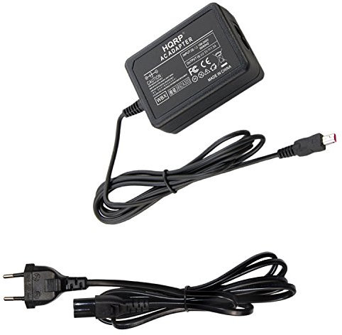 HQRP AC Adaptateur Secteur/Chargeur CA Compatible avec Samsung HMX-QF30 HMX-QF33 HMX-QF300 HMX-QF310 HMX-QF320 SMX-F50 SMX-F50BN SMX-F500 SMX-F53 SMX-U20 Caméscope