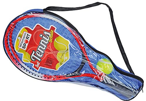 Wiemann Lehrmittel Tennis-Set, 4-teilig, inkl. Tennisschläger, Ball und Tasche