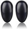 Cache-Oreilles Protège Oreille Coloration 2Pcs Couvre Oreilles Accessoires de Coloration des Cheveux Cache-Oreilles de Coloration des Cheveux en Plastique Noir