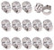 Swpeet 35Pcs 12.8-15.3mm Stainless Steel Single Ear Hose Clamps Assortment Kit Perfect for Automotive, Home Appliance Line