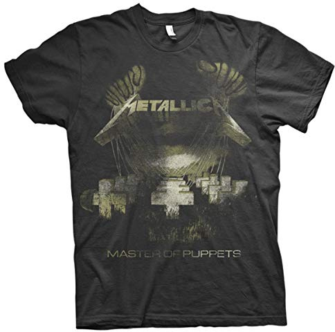 Metallica Men's Master of Puppets Distressed