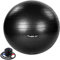 MOVIT® Gymnastikball »Dynamic Ball« inkl. Pumpe, 75 cm, schwarz, Maximalbelastbarkeit bis 500kg, berstsicher, Fitness-Ball, Sitzball, Yogaball, Pilates-Ball, Balance