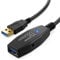 deleyCON 5m Prolongación de Cable Activo USB 3.0 con Intensificador de Señal USB3.0 Cable de Repetidor Cable de Prolongación PC Ordenador Impresora Escáner Negro