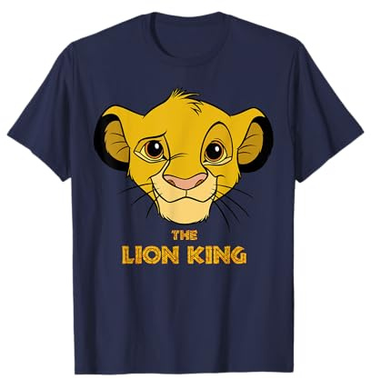 Disney Lion King Young Simba Face Maglietta