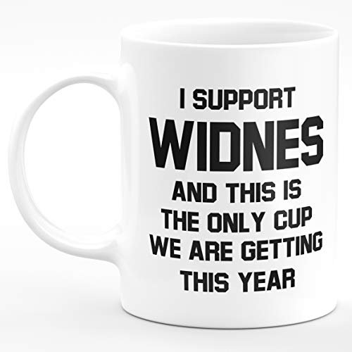 Amelia Gould Apparel I Support Widnes and this is the only CUP we are getting this year - Gift for him her 11oz Premium Grade Mug