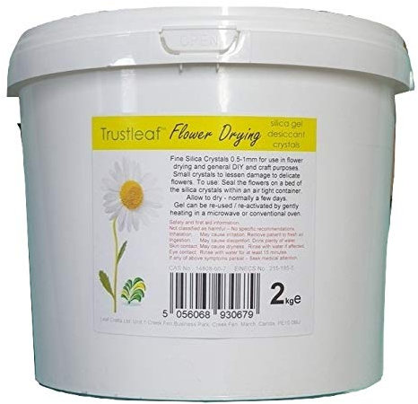 Trustleaf Granulat Kieselgel-Kristalle, 0,5 - 1 mm Körnungssand, 2 kg (2 kg Dose - f)