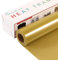 NANAPLUMS Plotterfolie Textil, 30.5cm×4m Flexfolie Plotter Textil, Bügelfolie für Textilien Transferfolie zum Aufbügeln für DIY T-Shirt, Stoffe(Gold)