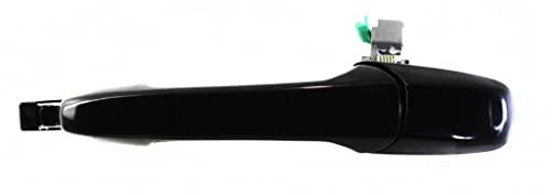 For Mazda CX-7 Exterior Door Handle Front Or Rear, Driver Side Smooth Black (2007-2012) | Trim:All Submodels