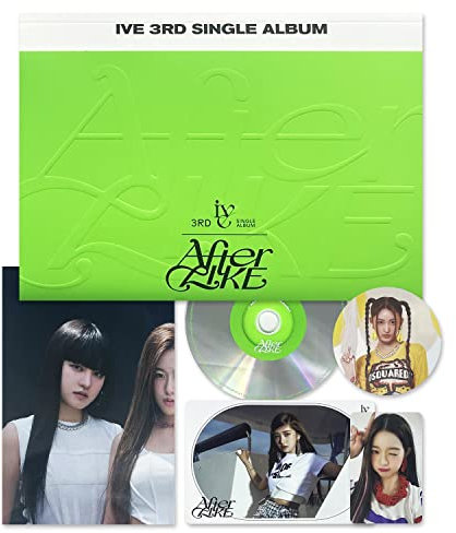 IVE - 3rd Single Album [After Like] (Photobook Ver - Ver.2) Photo Book + CD-R + Photocard + Post Card + Circle Card + Folded Poster + 2 Pin Button Badges + 4 Extra Cards