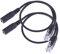 RJ9 to 3.5mm Adapter Cable 4P4C RJ9/RJ10 Male to 3.5mm Female Stereo Converter Headset Telephone Cord Audio Lead for Home Office Telephone IP Phones (Pack of 2)