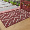 Biscpro Felpudo Entrada,50x80cm Alfombra Absorbente Entrada Impermeable y Lavable para Atrapar,Alfombrilla Antideslizante,Pasillo,Cocina,Dormitorio Felpudo de Entrada-Rojo