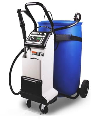 Piusi Automatischer Fasswagen-Spender für Auto AdBlue/Urea/DEF Nachfüllung aus 200kg Fässern, Automatischer Durchfluss, Steuereinheit, 2m Schlauch, 230V/50Hz | Delphin PRO_X F00100400