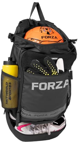 FORZA Premium Ballrucksack – 28L Premium Rucksack | Tragen Sie jeden Sportball | Auswahl erstklassiger Materialien