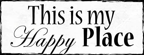 Ontrada Holzschild 27x10cm This is My Happy Place Holz Schild