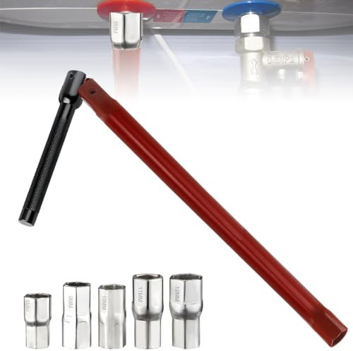 GKZB Outil pour l'installation de Robinets Clé de Lavabo Clé Robinet Clé Lavabo Clé à Robinet pour Robinet de Salle de Bain - Ø8-12 mm