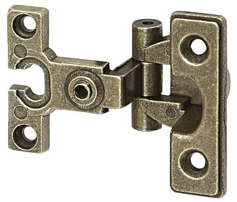 HERRAJES FAB.NACIONAL - LUKE 19 BISAGRA ESTILO SIN REMATE ø26 ACABADO ORO VIEJO