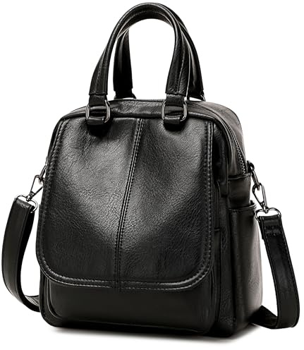 sqlp Kleiner Rucksack Damen Elegant Cityrucksack Umhängetasche Crossbody Bag Klein Handtasche Damen Tasche Womens Backpack