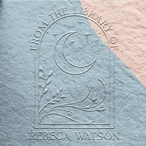 Prägestempel Personalisiert Stamp by Me | Book Embosser Personalisiert | Buchpräger Personalisiert | Book Stamp Ex Libris Selbstfärbend, Personalisierbar