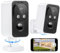 Security Cameras Wireless Outdoor Pan Rotating 180° 2K Cameras for Home Security Color Night Vision Battery 2.4GHz WiFi Camera Motion Detection Siren 2-Way Talk Waterproof Cloud/SD Storage 2-Pack