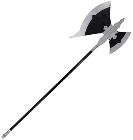 damdos Puntello per Halloween, 162,6 cm, per cosplay di San Pietro, grande ascia da viaggio di San Pietro, Ascia Stark Beyond, costume scenico per cosplay, regali di compleanno, Ascia Stark, 163 cm