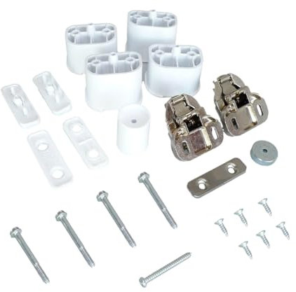 Decor Cupboard Door Hinge Kit Suitable With Hoover Washing Machine Genuine Part Number 43013964