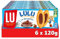 LU - LULU La Barquette Chocolat - 6 Boîtes de 3 sachets de 6 Biscuits Lulu La Barquette Chocolat - Biscuit Moelleux Fourré au Chocolat - Idéal à Emporter pour le Goûter des Enfants - Lot de 6x120g