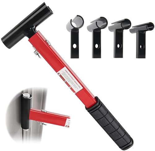 Hinge Adjustment Tool Set, Multi-Size Precision Tool Kit for Door and Cabinet Alignment,Long Handle Hinge Bender Wrench,Heavy Duty Painted Steel Hinge Wrench with Rubber Grip