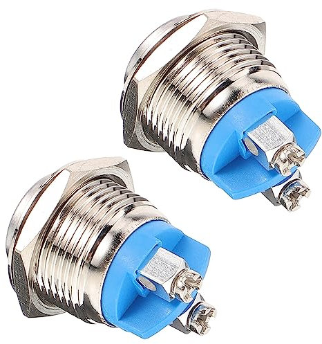 FOYTOKI Licht Klingeltaster Einfach Zu Installierender Türgong Druckknopf Wasserdichter Türklingelknopf Mit Schrauben Auto Reset Panel Ideal Für Zuhause Und Hotel