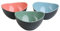 Obst- & Salatschalen Set - Moonlit Greens, farbige Servierschalen aus Melamin, 3er Schüssel-Set für Zubereiten, Anrichten & Servieren, großes Fassungsvolumen, ⌀ 20.0 cm x H 11.0 cm