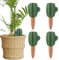 FairyPeach Lot de 4 cône en argile d’arrosage, irrigation à cône d'argile, cône d'arrosage terre cuite, cône d’arrosage réutilisables en cône d'argile, pour fleurs, pots et plantes de jardin (Cactus)