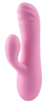 Ann Summers Rampant Rabbit Rechargeable Silicone Petite Vibrator Pink | USB Rechargeable Sex Toy. Dual Stimulation G-Spot & Clitoral Arm. 10 Functions. Waterproof Rabbit Vibrator.