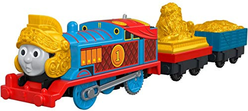 THOMAS & FRIENDS GDV31 Panzer Thomas, Thomas, die kleine Lokomotive, motorisierter Zugmotor, Mehrfarbig
