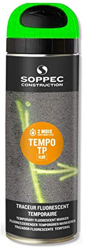 TRACEUR DE CHANTIER SOPPEC VERT FLUO TEMPORAIRE 2-8 SEMAINES - 141618