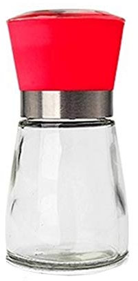 huihuijia Salt and pepper grinder Pepper grinder Salt pepper Salt and pepper Salt grinder mill Salt grinder Cruet sets salt and pepper Salt and pepper shaker 13.5X6.5,red