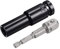 sourcing map 1/2 Drive Socket Accessory Set, 12mm Deep 6-Point Impact Socket 3 Length and 1/4 Hex Shank Adapter