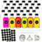 volila Mini Bouteille Shot - 24 x 60 ml Ginger Shot Petite Bouteille En Verre - Bouteille Shot Gingembre Vide Pour Jus, Décor et Souvenir - Avec Entonnoir, Étiquette, Stylo, Film Rétractable et Brosse