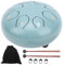 Steel Tongue Drum Kit, 6 Zoll 8 Note Tongue Drum Percussion Kit für Kinder mit Schlägeln und Stofftasche, Zungentrommel Hand Pan Schlagzeug Instrument für Yoga-Meditationskonzert