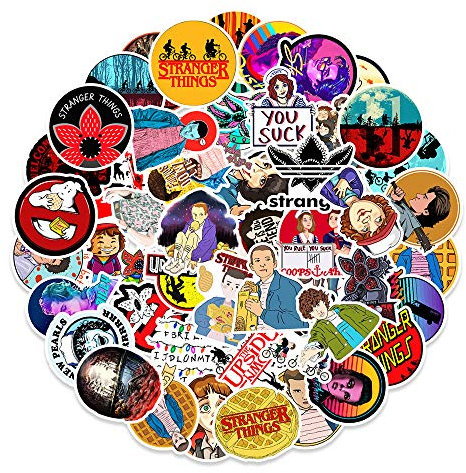 Stranger Funny Stickers 100Pcs for Laptop Water Bottles Skateboard Computer Phone Sticker Pack for Kids/Teen