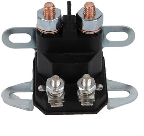 CNANRNANC Relais de démarreur - Interrupteur magnétique pour tracteur tondeuse Trombetta 892-1251-210-53 - 12 V bipolaire - Noir - Normalement ouvert - Montage enfichable - 5A - 12 V DC