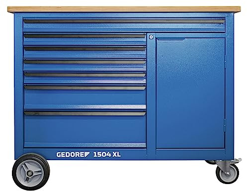GEDORE 1504 XL-S-198 AGRAR | Werkbank mit Basis-Sortiment 198-teilig