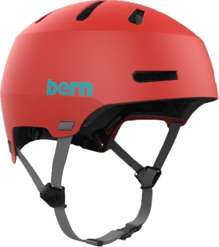 BERN Macon 2.0 H2O Helm 2023 Matte Hyper red, XL