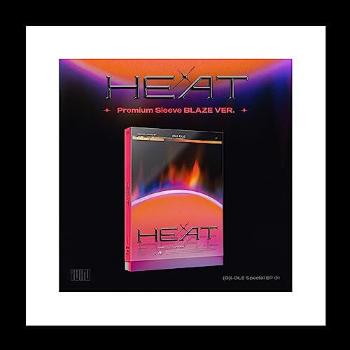(G) I-DLE HEAT Special Album CD+Lyrics+Photocard+Tracking Sealed GIDLE (Standard BLAZE Version)
