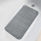 ZHICHENG Alfombrilla de Baño Antideslizante Rectangular Gris, 81 x 40 cm, Material TPE